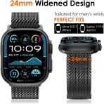 WINGLE Apple Watch Ultra 3.Nesil Uyumlu Kay-Black