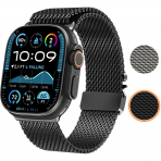 WINGLE Apple Watch Ultra 3.Nesil Uyumlu Kay-Black