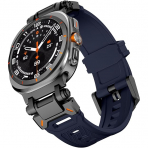 WINGLE Naylon Galaxy Watch Ultra 2 Kay�� (47mm)-Black/Blue