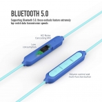 WRZ S8 Bluetooth Kablosuz Kulak i Kulaklk-Blue