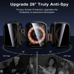 WSKEN Apple Watch Ultra 2.Nesil Ekran Koruyucu (49mm)-Black