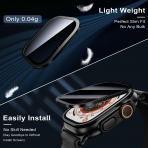 WSKEN Apple Watch Ultra 2.Nesil Ekran Koruyucu (49mm)-Black