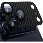 WSKEN Apple iPhone 17 Pro Max Kamera Koruyucu-Carbon Fiber