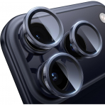 WSKEN iPhone 17 Pro/17 Pro Max Kamera Koruyucu-Blue Titanium