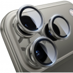 WSKEN iPhone 17 Pro/17 Pro Max Kamera Koruyucu-Grey Titanium