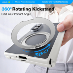 WSKEN Galaxy Z Fold 8 MagSafe Ekran Koruyuculu K�l�f-White
