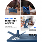 WSKEN Galaxy Z Fold 8 Ultra MagSafe K�l�f-Blue