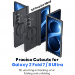 WSKEN Galaxy Z Fold 8 Ultra MagSafe K�l�f-Black