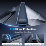 WSKEN iPhone Duo Manyetik Y�z�k Standl� K�l�f-Matte Blue