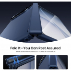 WSKEN iPhone Duo D�ner Standl� K�l�f -Blue