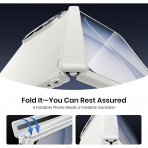 WSKEN iPhone Duo D�ner Standl� K�l�f -White