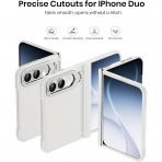 WSKEN iPhone Duo D�ner Standl� K�l�f -White