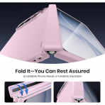WSKEN iPhone Duo D�ner Standl� K�l�f -Pink