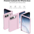 WSKEN iPhone Duo D�ner Standl� K�l�f -Pink