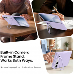 WSKEN iPhone Duo D�ner Standl� K�l�f -Purple