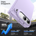 WSKEN iPhone Duo D�ner Standl� K�l�f -Purple