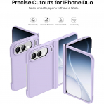 WSKEN iPhone Duo D�ner Standl� K�l�f -Purple
