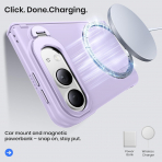 WSKEN iPhone Duo D�ner Standl� K�l�f -Purple