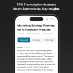 WaveNote AI Ses Kaydedici-Rose Gold