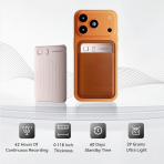 WaveNote AI Ses Kaydedici-Rose Gold