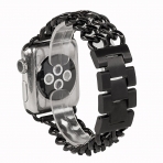 Wearlizer Apple Watch Paslanmaz elik Kay (42mm)-Black