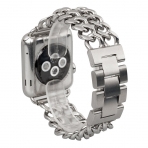 Wearlizer Apple Watch Paslanmaz elik Kay (42mm)-Silver