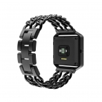 Wearlizer Lux Fitbit Blaze Metal Kay (Kk)-Black