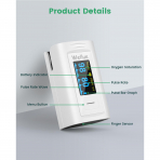 Wellue Bluetooth Parmak Ucu Nab�z Oksimetresi-White