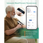 Wellue Bluetooth �st Kol Ak�ll� Tansiyon Aleti
