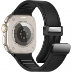 WestEagle Apple Watch Ultra 2. Nesil Uyumlu Deri Kay��-Black