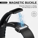 WestEagle Apple Watch Ultra 2. Nesil Uyumlu Deri Kay��-Black