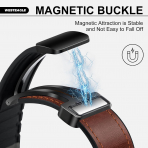 WestEagle Apple Watch Ultra 2. Nesil Uyumlu Deri Kay��-Dark Brown