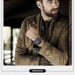WestEagle Apple Watch Ultra 2. Nesil Uyumlu Deri Kay��-Dark Brown