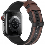 WestEagle Apple Watch Ultra 2. Nesil Uyumlu Deri Kay��-Reddish Brown