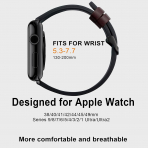 WestEagle Apple Watch Ultra 2. Nesil Uyumlu Deri Kay��-Reddish Brown