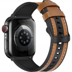 WestEagle Apple Watch Ultra 2. Nesil Uyumlu Deri Kay��-Light Brown