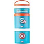 Whiskware Marvel Desenli 3 Katl Beslenme Kutusu (Captain Amerika)