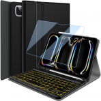 Wineecy iPad Pro M4 Klavyeli Klf (11 in)-Black