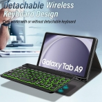 Wineecy Galaxy Tab A9 Klavyeli Klf (8.7 in)