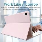 Wineecy Samsung Galaxy Tab S11 Klavyeli Klf -Pink