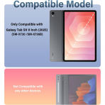 Wineecy Samsung Galaxy Tab S11 Klavyeli Klf -Black