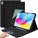 Wineecy iPad 10.Nesil Uyumlu Klavyeli Klf (10.9 in)-Black