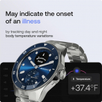 Withings ScanWatch Nova Hybrid Akll Saat (Blue)