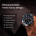 Withings ScanWatch Nova Hybrid Akll Saat (Blue)