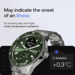 Withings ScanWatch Nova Hybrid Akll Saat (Green)