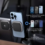 Wonarby Tesla Model MagSafe Uyumlu Telefon Tutucu-Upgraded Black