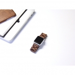 Woodcessories Apple Watch Kay (38mm)-Walnut Silver