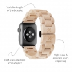 Woodcessories Apple Watch Kay (38mm)-Maple Black