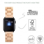 Woodcessories Apple Watch Kay (38mm)-Maple Black