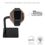 Woodcessories Apple Watch EcoDock Stand- Solid Walnut Wood
